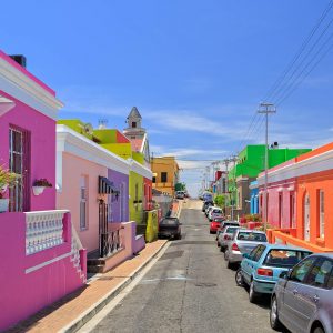 Cidade de Bo Kaap na Cidade do Cabo
